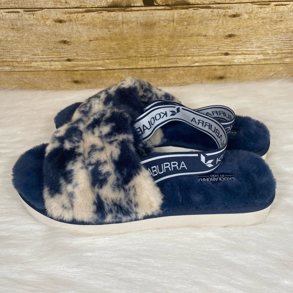 Koolaburra Slipper Sandal By UGG Women sz 8 Fuzz'n II Slide Tie Dye 1124417 READ